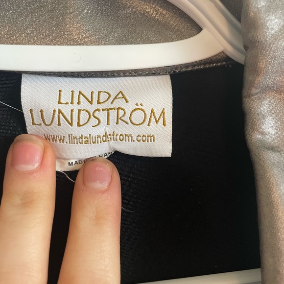 Vintage Linda lundstrome metallic trench - Picture 4 of 7